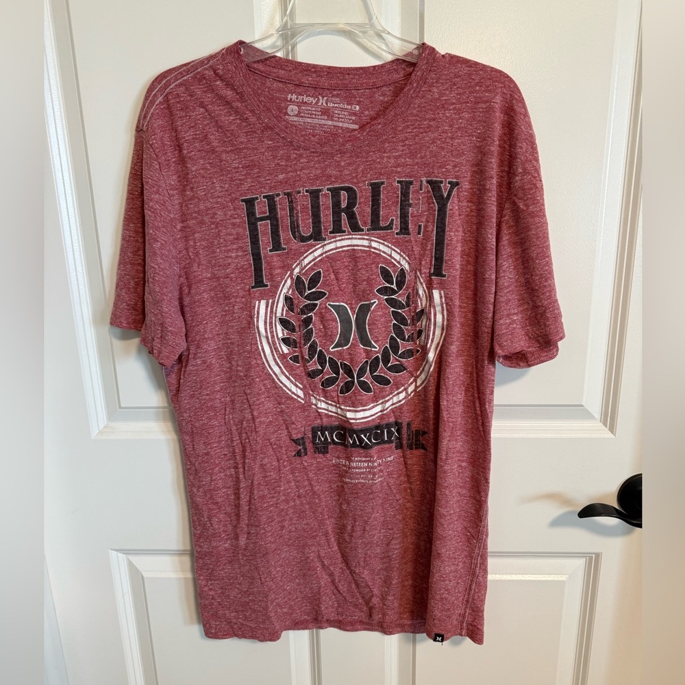 Hurley Red Short Sleeve Tee